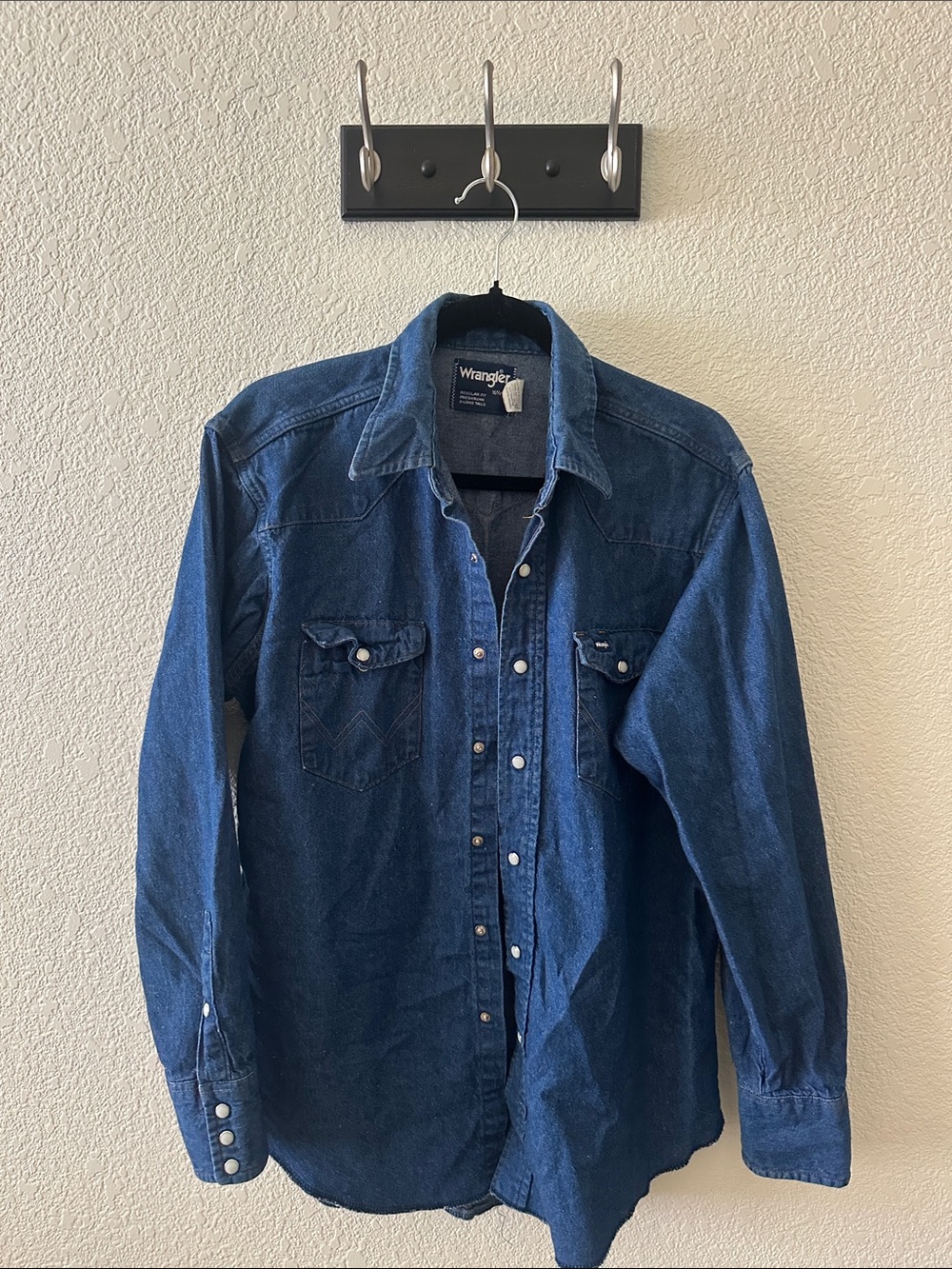 Wrangler Indigo Denim Western Shirt